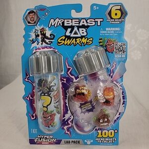 Mr Beast Lab Swarms Hyper Fusion Series 6  Lab Pack Micro Beasts Inside